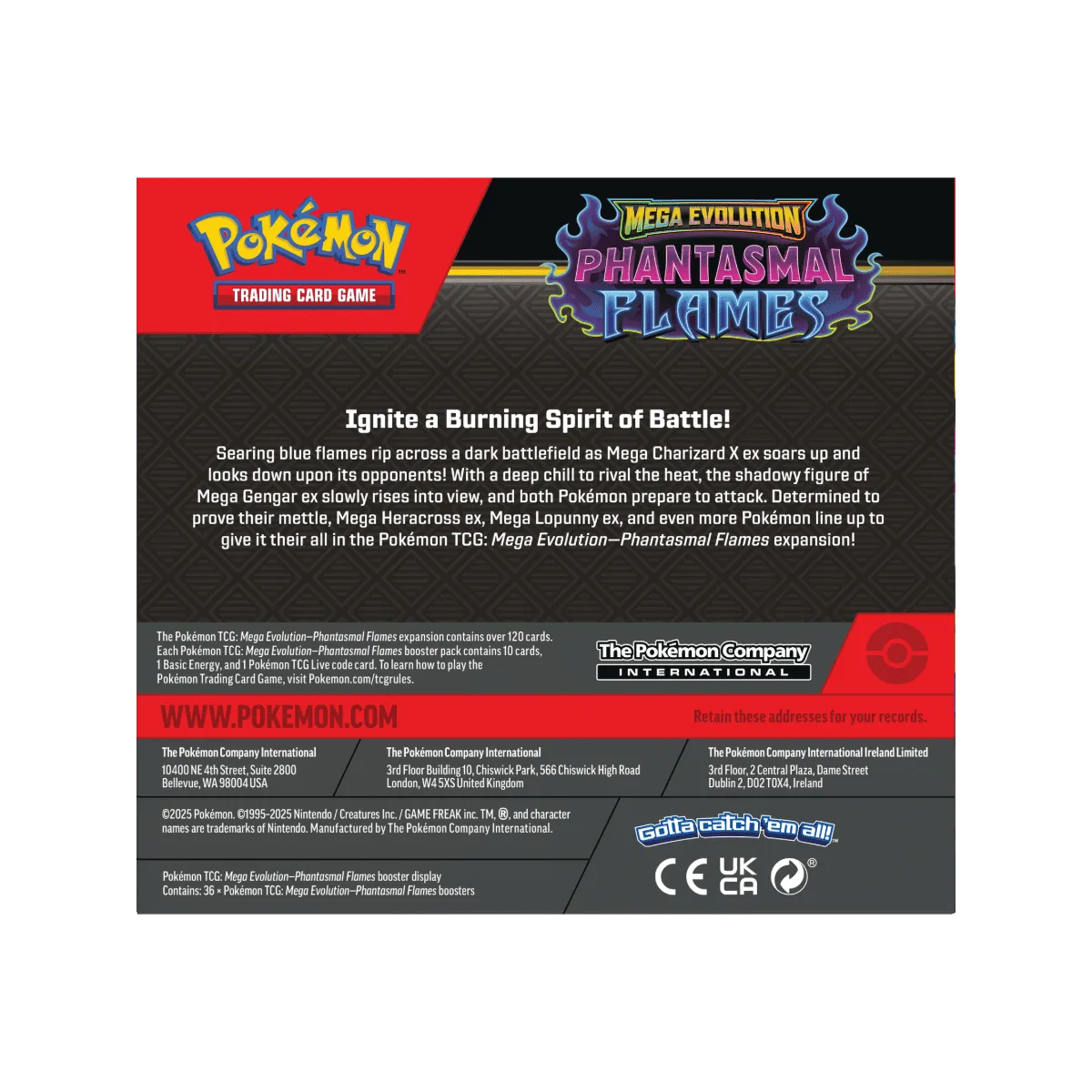 Mega Evolution: Phantasmal Flames Booster Box