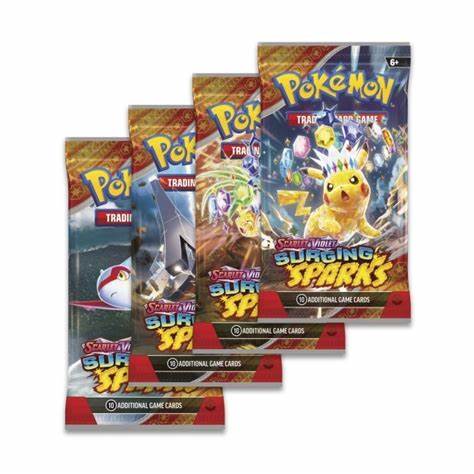 Scarlet & Violet Surging Sparks Booster packs - Pokemontana