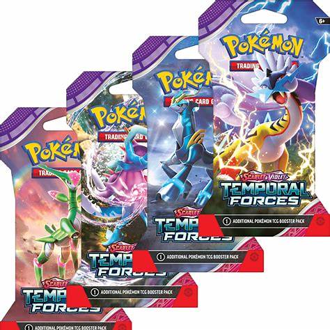 Scarlet & Violet Temporal Forces Sleeved Booster pack - Pokemontana