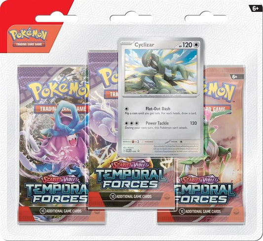 Pokémon TCG – Scarlet & Violet: Temporal Forces 3-Pack Blister
