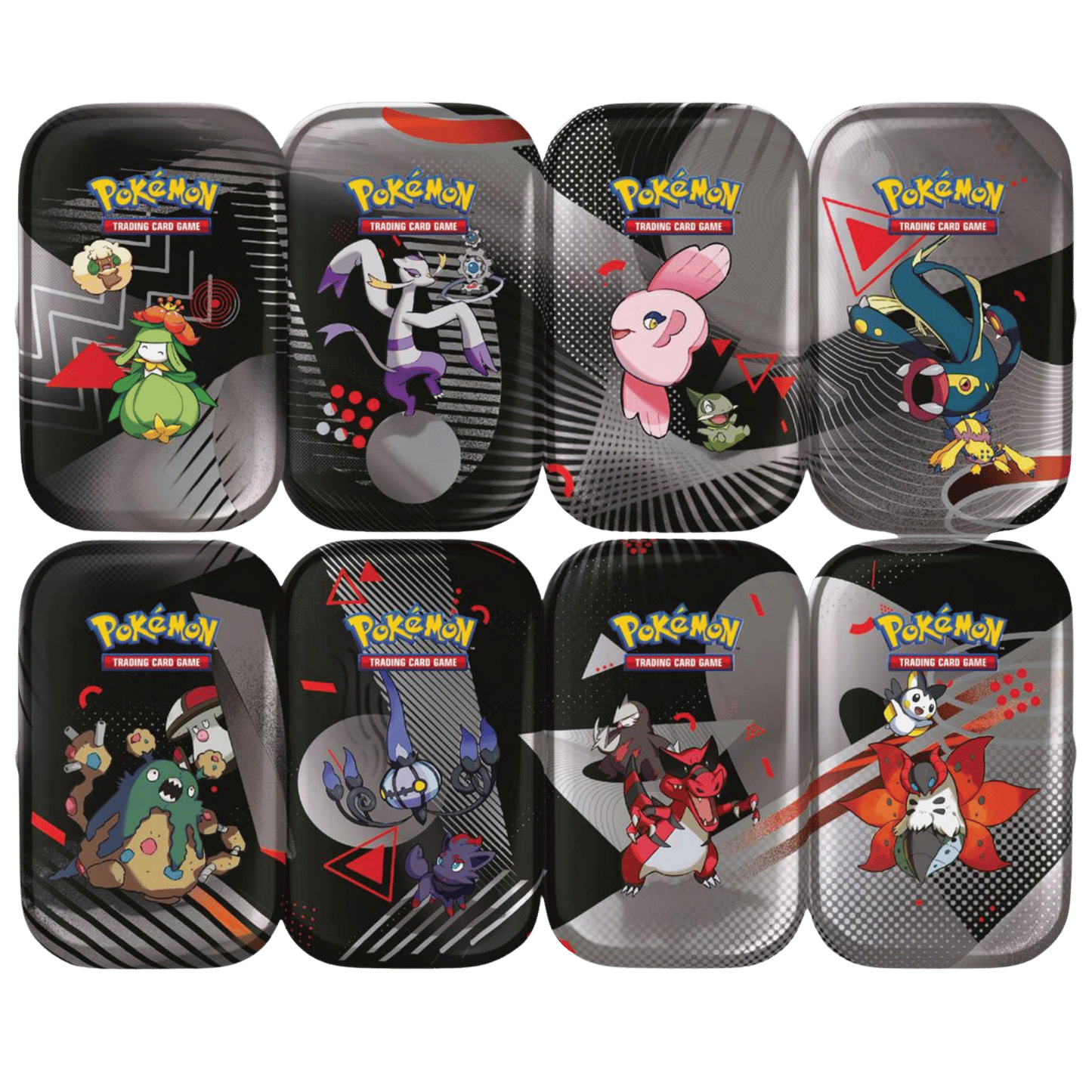 Scarlet & Violet Black Bolt & White Flare mini tin - Pokemontana